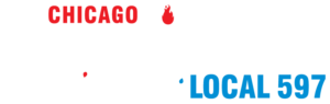 Chicago Pipefitters Local 597 White Logo