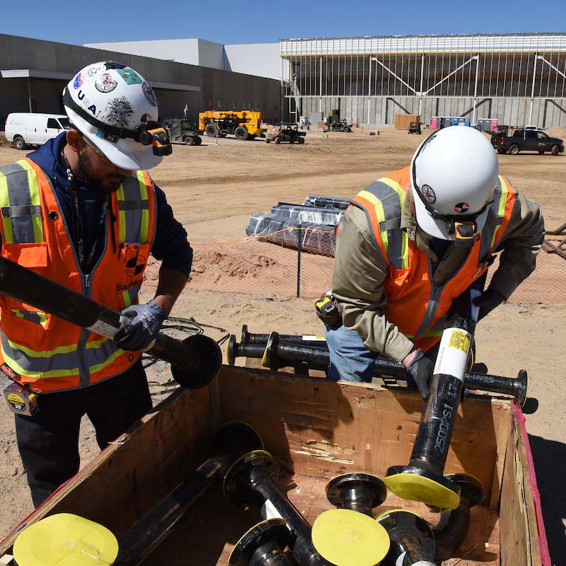 UA Union Members Working | Facebook Datacenter Project | Los Lunas | United Association
